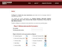 Tablet Screenshot of configuraremail.com